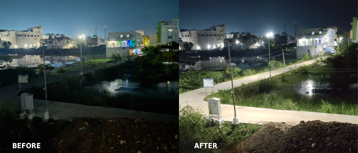 Street Lights in Ganapathi Nagar Colony